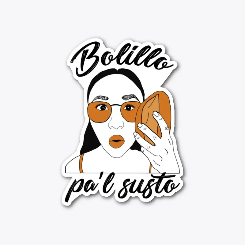 Bollillo para el susto sticker 